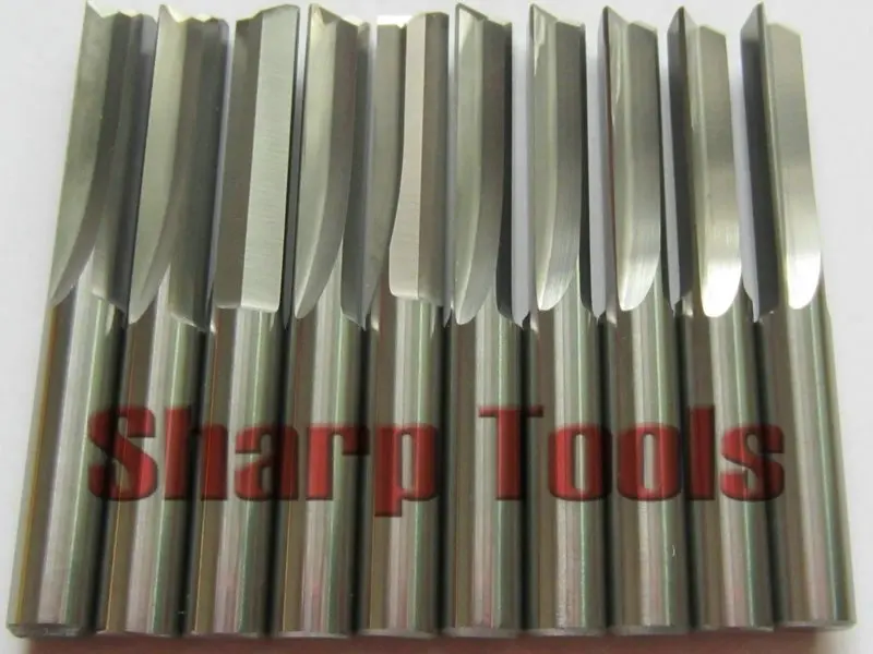 

Quality 10 pcs 6*22MM 2 Straight Flute Carbide Tools, Engraving Cutters,End Mill Bits,CNC Router Tool Bits,2D Cutting Wood,Acryl
