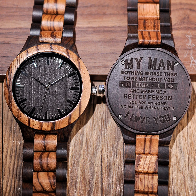 Персонализированные деревянные часы для мужчин юбилейный подарок на заказ женихи для мужчин подарок на день отца