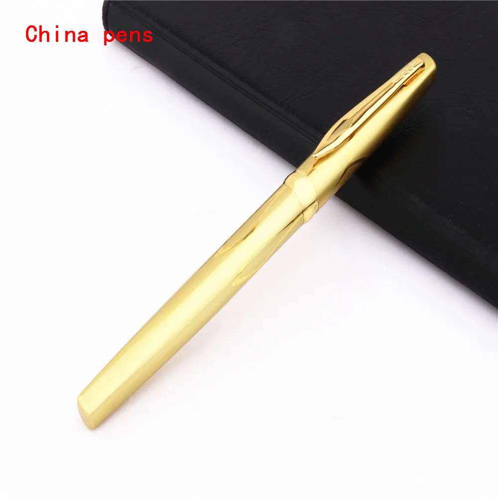 Высокое качество 3019 Золотая деловая офисная тонкая перьевая ручка новая денежная каллиграфическая ручка для студентов