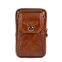 Новое поступление, Мужские поясные сумки из натуральной кожи, модные поясные сумки для мужчин, чехол для телефона, кошелек из воловьей кожи, Мужские поясные сумки, сумки