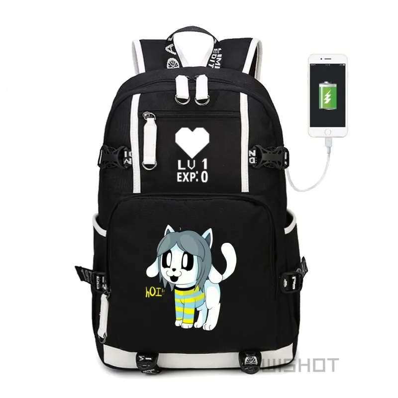 Рюкзак wissans UNDERTALE для подростков модная школьная сумка мужчин и женщин дорожный