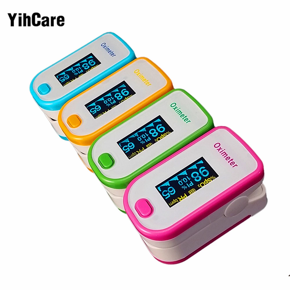 

YihCare Portable Digital Finger Pulse Oximeter Finger Clip Blood Oxygen Saturometro Monitor SPO2 PR PI Oximetro de Pulso de dedo