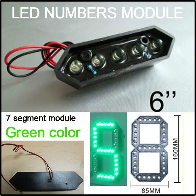 6inch-digit-green-color