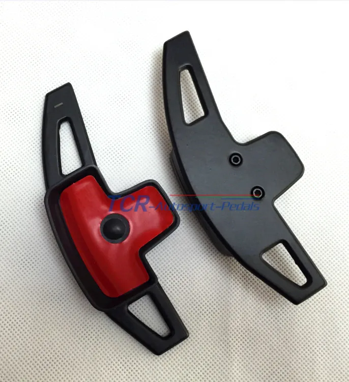 

2pcs BLACK Alu-Alloy Paddle Shifter Extension Trim For Mercedes Benz X156 GLA200 GLA220 GLA250 GLA Class 2015 Pre facelift