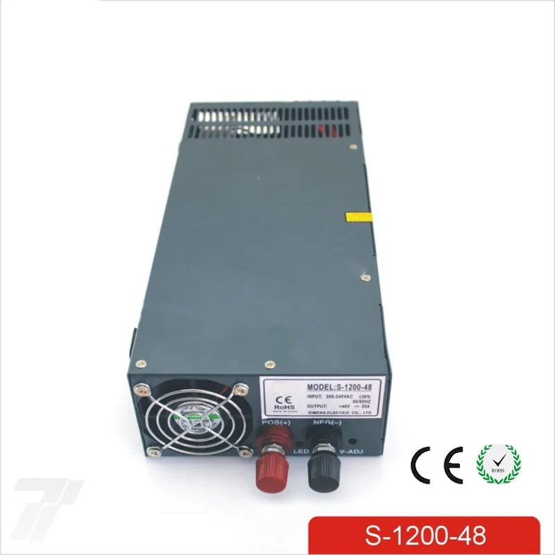 CE Soro 110V INPUT 1200W 48V 25A power supply Single Output Switching power supply for LED Strip light AC to DC UPS ac-dc CE Soro 110V INPUT 1200W 48V 25A power supply Single Output Switching power supply for LED Strip light AC to DC UPS ac-dc