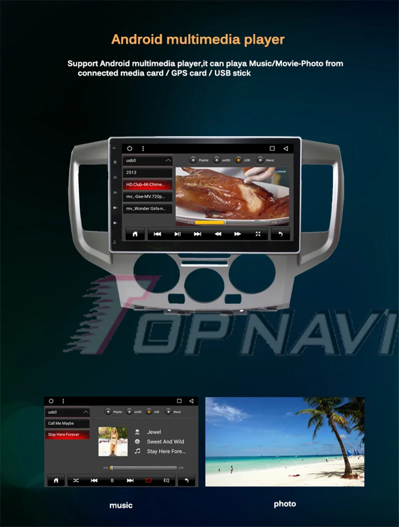 car multimedia player 2 din For Nissan NV200 2010