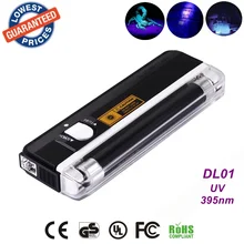 AloneFire DL 01 Handheld blacklight UV Light + white Light Flashlight Torch