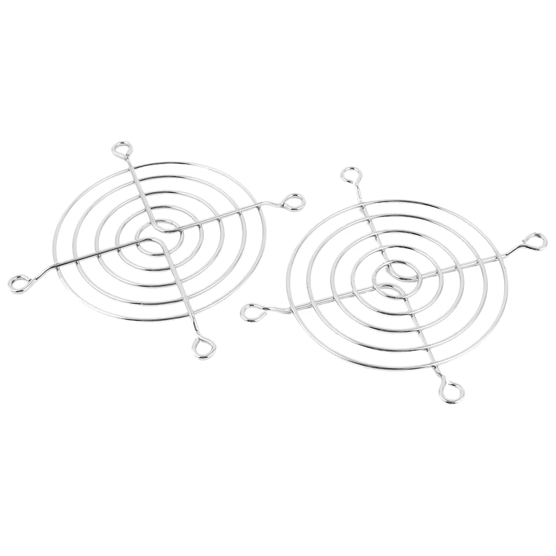 2 х металлическая проволока защита от пальцев решетка 80 мм ПК Вентилятор Кулер