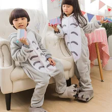 Totoro Pajamas Children Kids Boys Girls Pajamas Animal Pajamas Flannel Pajamas Winter Cartoon Animal Onesies Chrismas Pyjamas