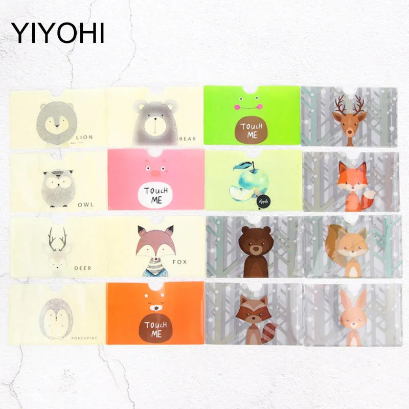

Cute Animals Anti Rfid Wallet Blocking Reader Lock Bank Card Holder Id Card Case Protection Metal Credit Card Bag Aluminium