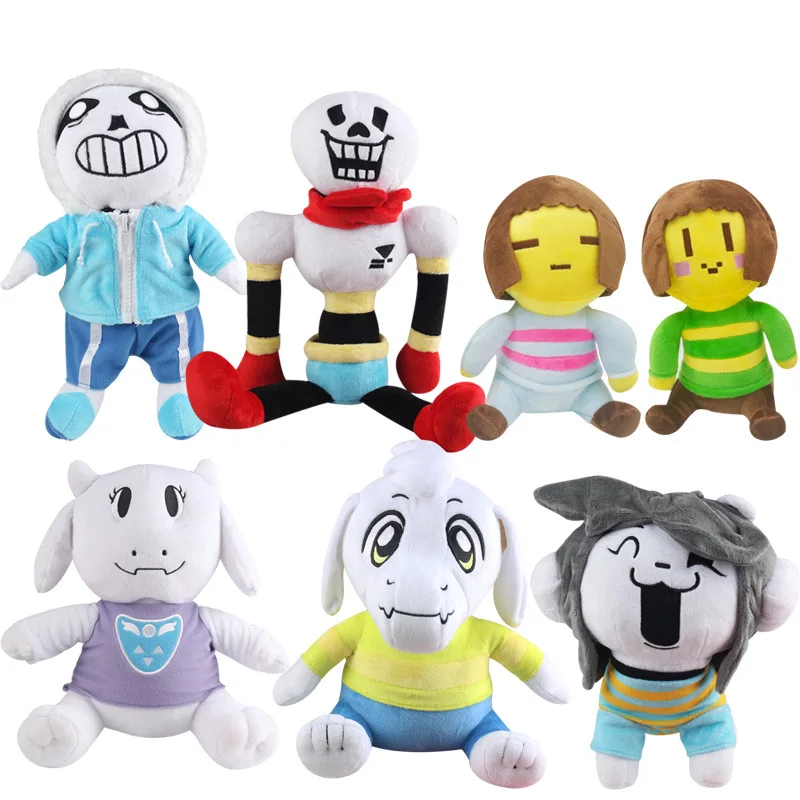 30cm Undertale plush Papyrus Undyne Alphys MTT SANS Flower Miss Spider font b Toys b font
