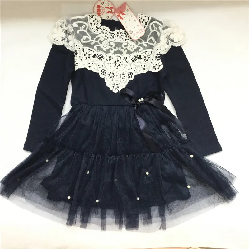 

Boutique Outfits Spring Autumn Baby Girls Party Dress Evening Wear Girls Clothes Elegant Flower Girl Dress Kids Baby Dresses