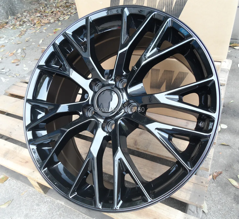 20x10J колесные диски PCD 5x120,7 центр Broe 70,3 ET79 с колпачками ступицы