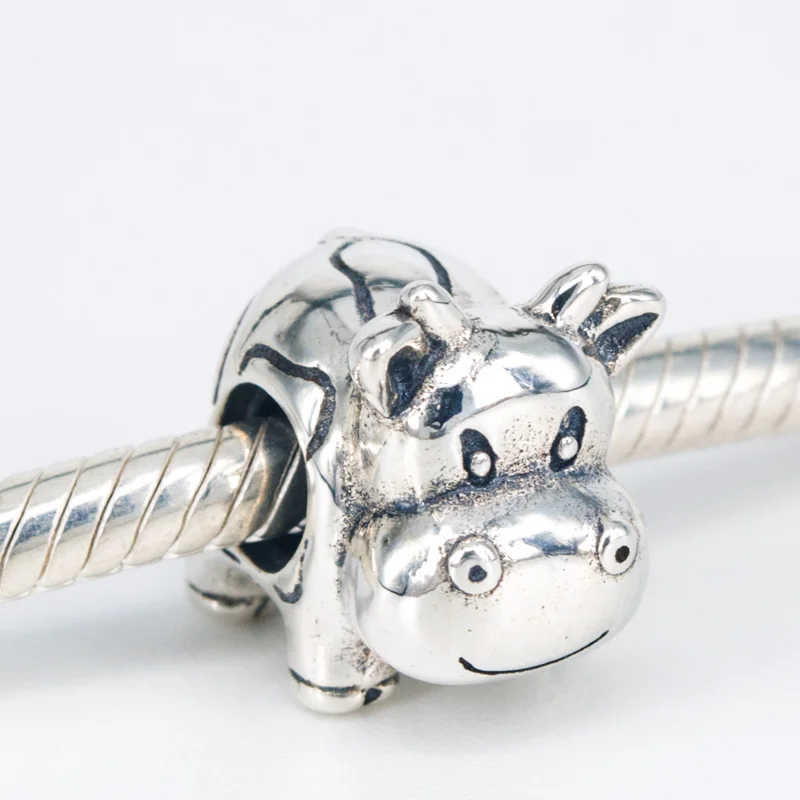 Original Cow Charm 925 Sterling Silver Beads Fits European Charms