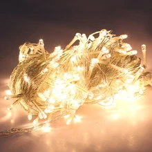 20m/66ft 18w 200-led string fairy light lâmpada interior ao ar livre branco quente para o natal festa de casamento branco quente eua plug