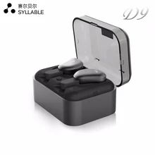 Promo offer SYLLABLE D9 Wireless Earbud TWS Bluetooth Headset Metal Charge Case Bluetooth Earphone for Phone Mic for Calls IPX4 Sweat proof