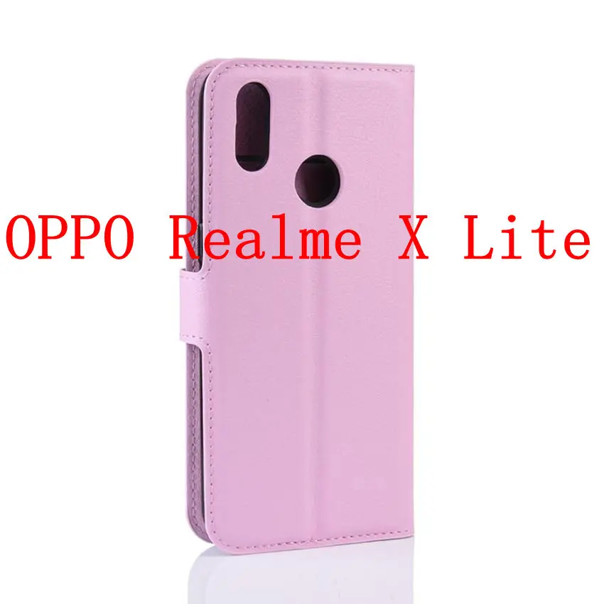 Кожаный чехол для OPPO AX5S A5S Чехлы для Oppo F11 Pro Realme 3 Pro Realme X Lite чехол Защитная пленка для экрана для OPPO F11