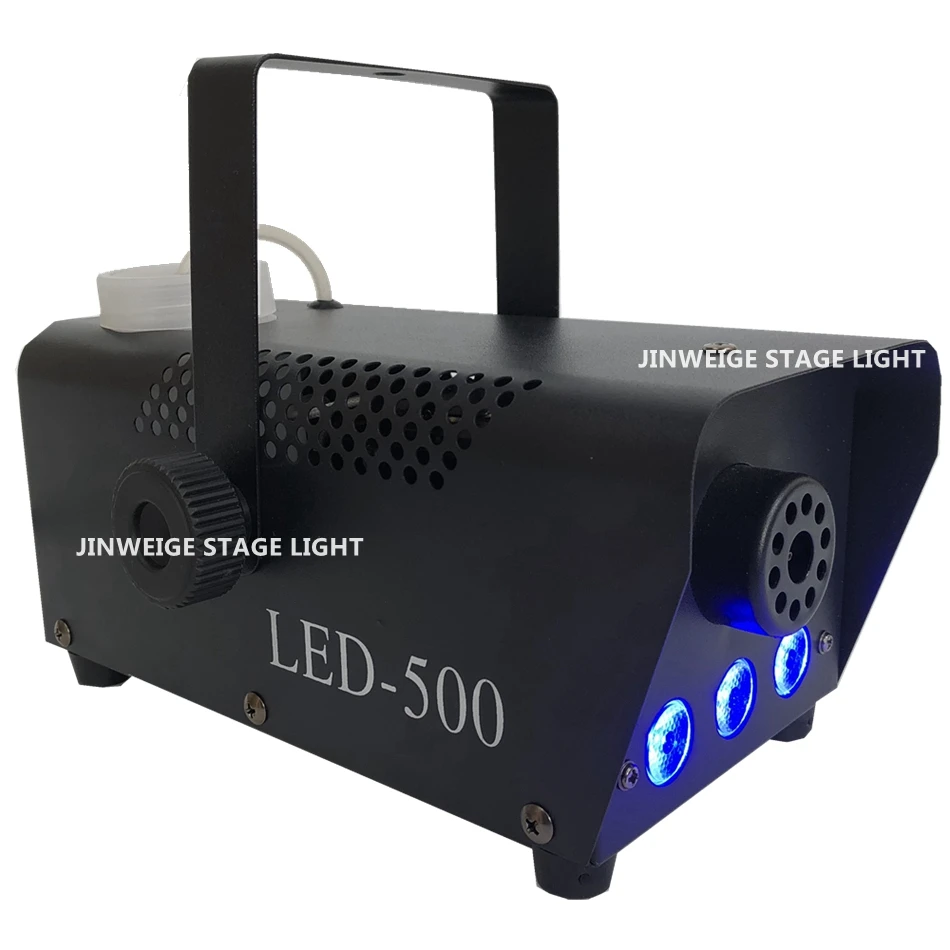 

Free Shipping Professional RGB Fog Smoke Machine 400W 3x3W RGB 3in1 Cold Smoker Generator for Stage Party with LED