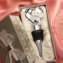 Лидер продаж! Кристалл в форме сердца бутылка красного вина пробка домашнее обручальное кольцо лучший подарок для свадьбы FedEx# HR34