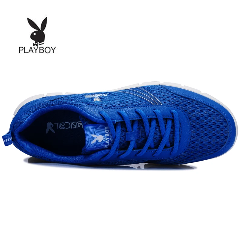Preto cinza Respirável sapphire Malha Escuro Playboy 45 Casuais Alta Sapatos Macia De Qualidade Dos Zapatos Mujer Blue Rendas Homens Até 39 Moda deep Tamanho Da Sola Apartamentos xww14S
