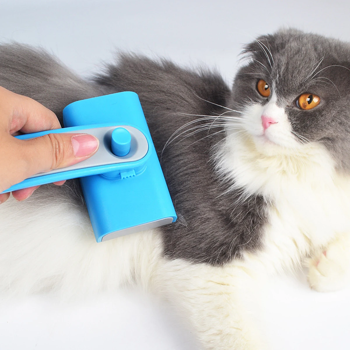 10x7,5 см Pet расческа гребень для ухода самоочищающийся проливание щетка для удаления Отделка Инструмент для собаки кошки