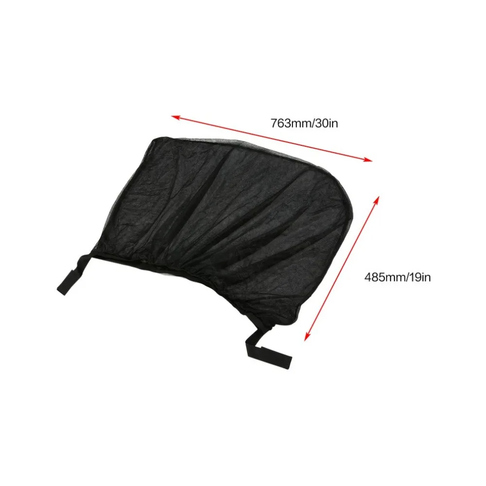 2Pcs Flexible Auto Side Rear Window Sun Shade Mesh Curtain Car UV Protection Mesh Cover Mosquito Dust Protective Sleeve