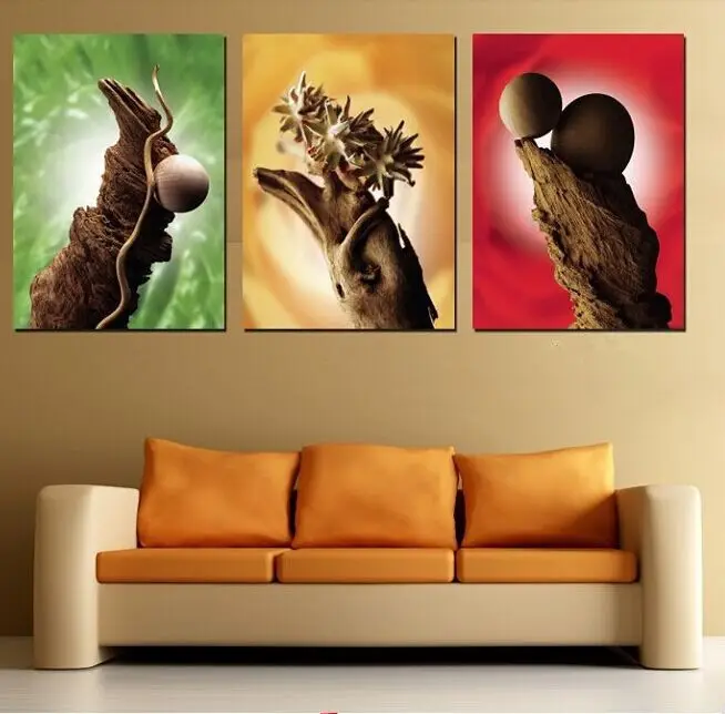 Free Shipping Abstract art tree for living room decor wall pictures 3