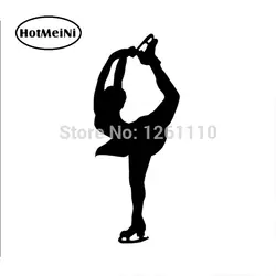 Hotmeini 17x7 см спортивные Современный рисунок на коньках танцевальной позе разработан винил автомобиля Стикеры наклейки для автомобиля