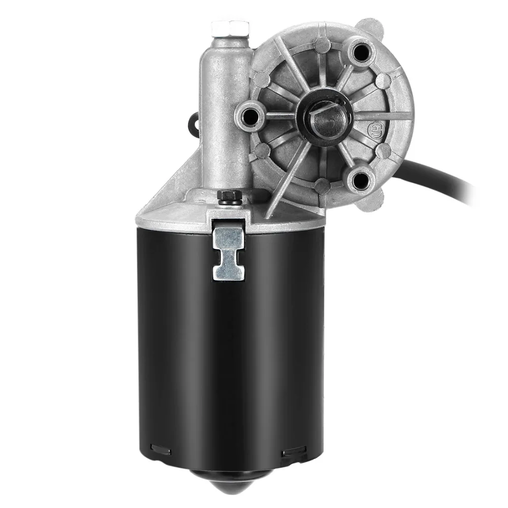 

UXCELL Hot Selling 1PCS DC 12V 40 RPM Carbon Brushes Gear Motor 41x12mm D Shaft Reversible Electric Right Angle High Torque