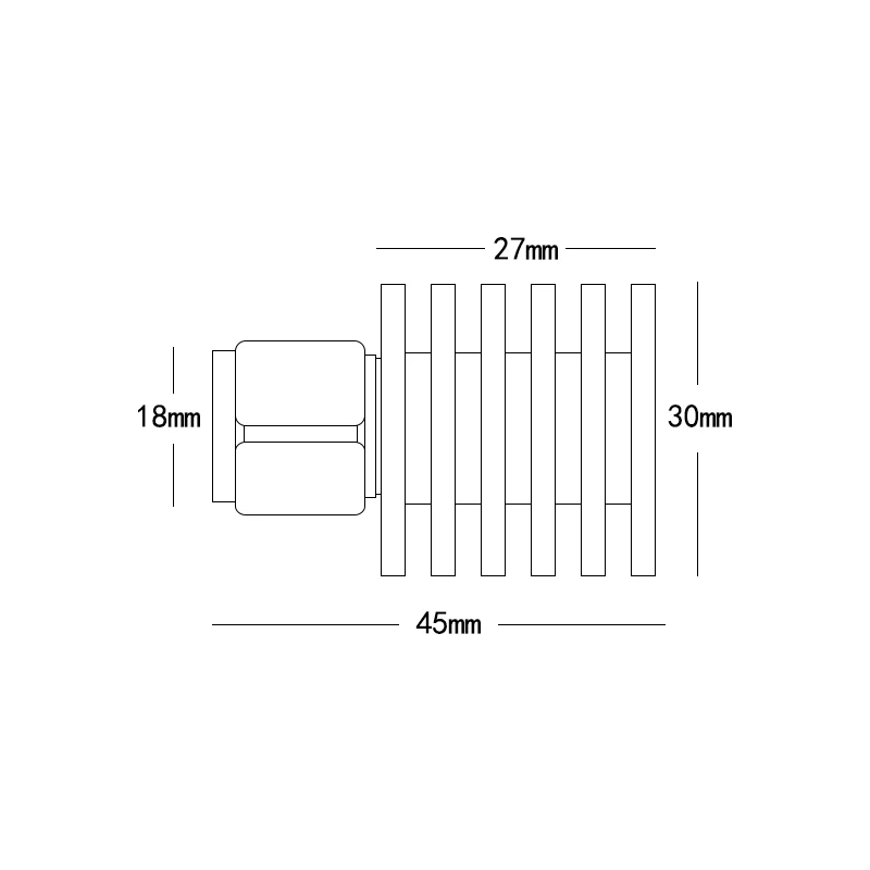 1 шт. RF Coax 5W N разъем для разъема 50 Ом и 6 ГГц макетная штепсельная Вилка