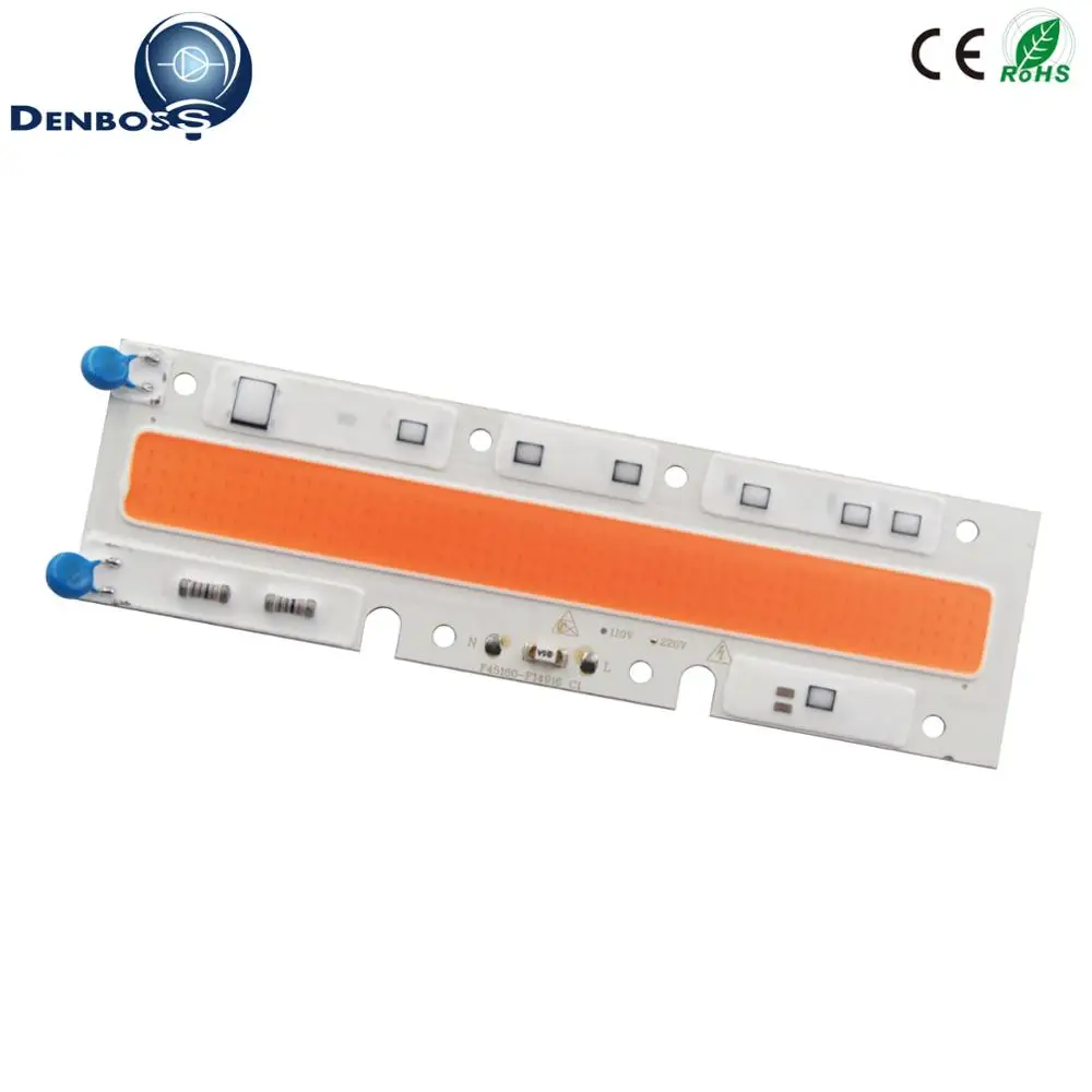 AC 220V 110V driverless Hydroponice cob led grow light chip full spectrum 380nm-840nm for Indoor Plant Seedling Grow and Flower