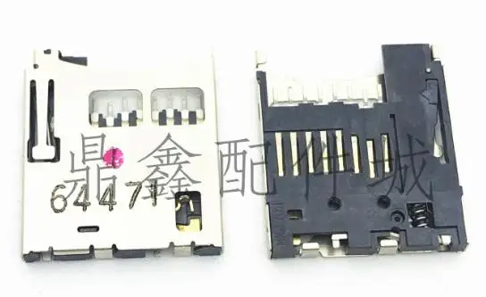 10PCS 59406-5708 8Pin welding TF card holder self-elastic with detection points 3 solder joints 8P | Обустройство дома