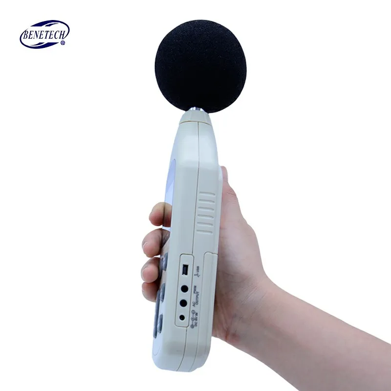 Цифровой шумомер GM1356 измеритель уровня звука с USB ЖК экраном|level meter|level digitalsound level