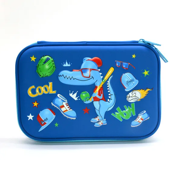 Чехол для карандашей с акулой EVA estuche escolar из искусственной кожи trousse scolaire stylo Kawaii чехол для ручек с изображением рыбы и единорога, пенал kalem kutusu - Цвет: Z