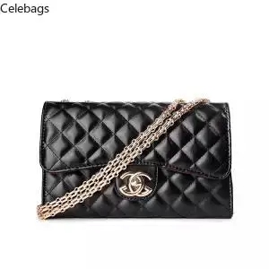 De las mujeres de la moda celosía hombro bolsas Messenger de la marca de lujo de los canales de las mujeres monederos y bolsos canal bolsos bandolera bolsas