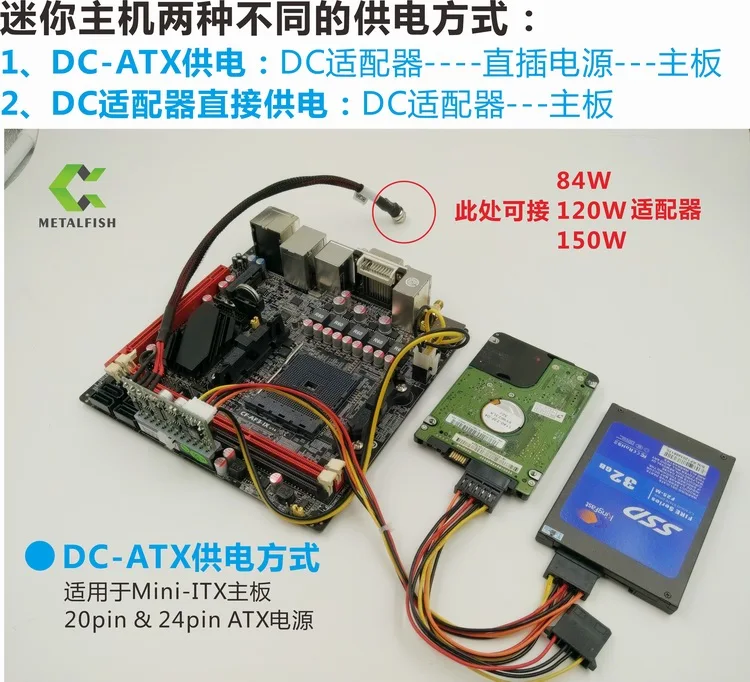 Полностью алюминиевый ITX мини-шасси настольный компьютер HTPC гостиная компьютер модный дизайн G5mini ультра-тонкий мини-шасси