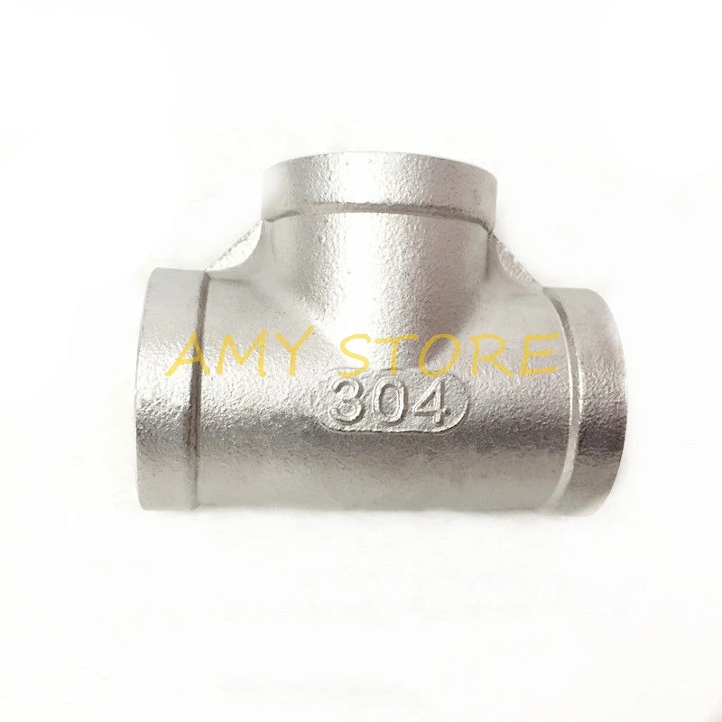 SS304 de acero inoxidable roscada hembra 3 T tubería de 1/8 \