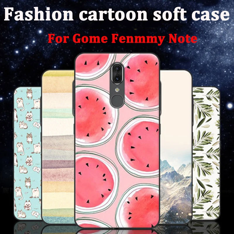 

For Gome Fenmmy Note case cover fashion cute cartoon Soft shell For Gome 2018X38a case 2018 X38a Phone cover back cases