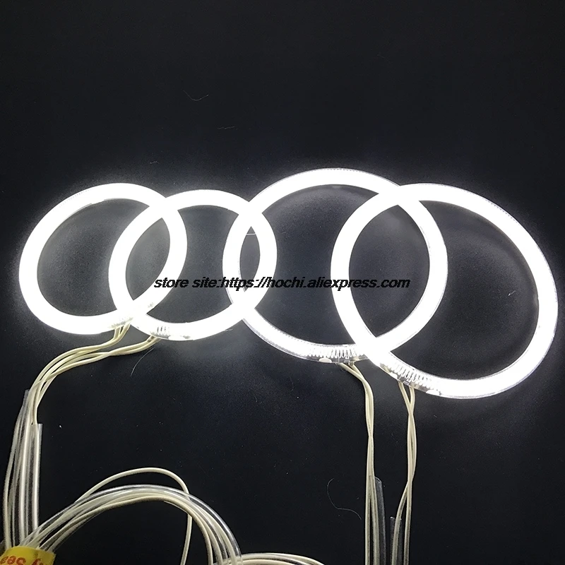 Beste Hochitech Ccfl Angel Eyes Kit Wit 6000 K Ccfl Halo Rings Koplamp Voor Ford Mondeo MK3 2001 2003 2004 2005 2006 2007