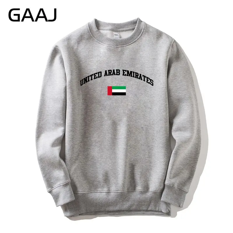 Gaaj United Arab Emirates Flag Men Women Sweatshirt Printed Jacket Man Skate Fashion Fleece