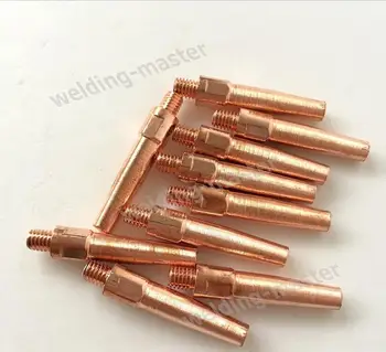

free shipping 20PCS CuCrZr M6*45*1.2mm contact tips suitable for MIG-500A PANA style torches