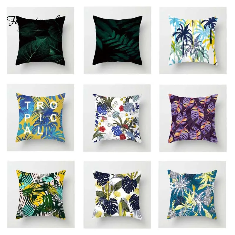 

Fuwatacchi Tropical Plant Cushion Cover Pineapple Soft Throw Pillow Cover Decorative Sofa Pillow Case Pillowcase