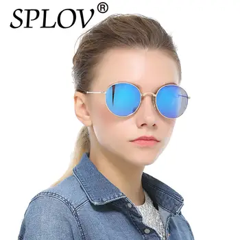 

2017 SPLOV New Polarized Fold Travel Color Vintga Sun Glasses Sunglasses Women Metal Frame Eyewear Man Fashion Classic Comfort