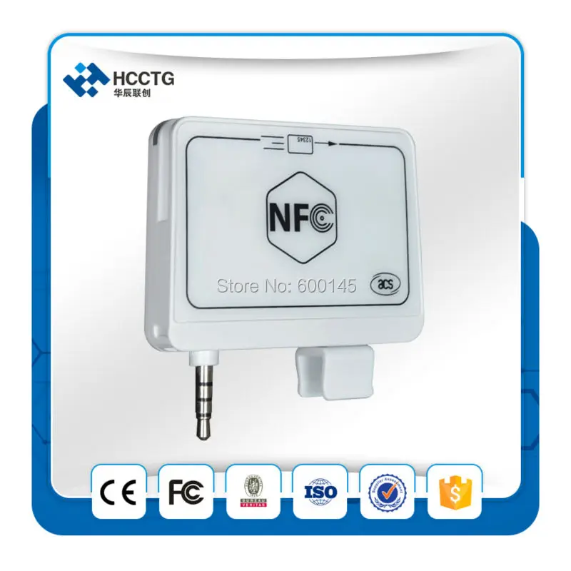 2 en 1 RFID NFC MPOs lector de tarjetas magnético móvil + NFC lector y escritor para ios android banco móvil y condiciones-ACR35 - 3