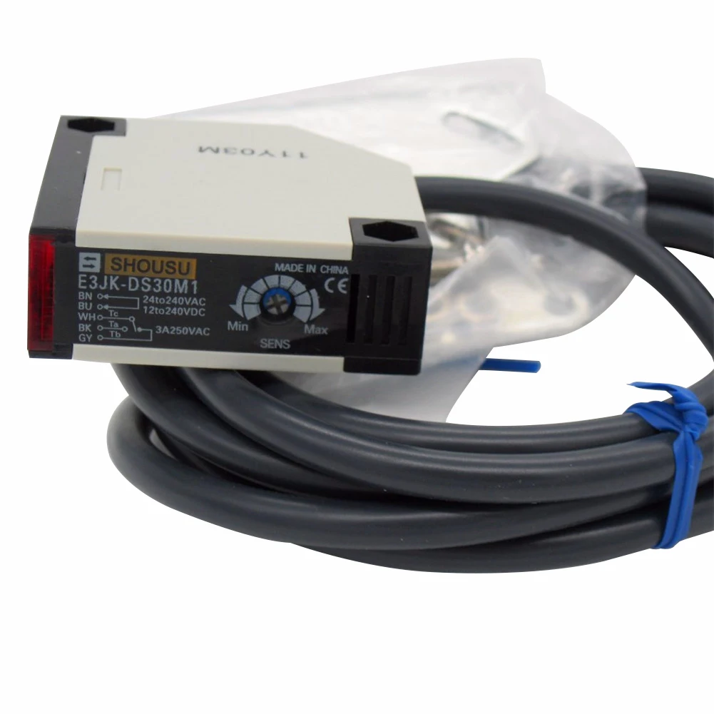 Woljay Lichtschranke E3JK-DS30M1 - 12-24V DC Infrarot Sensor
