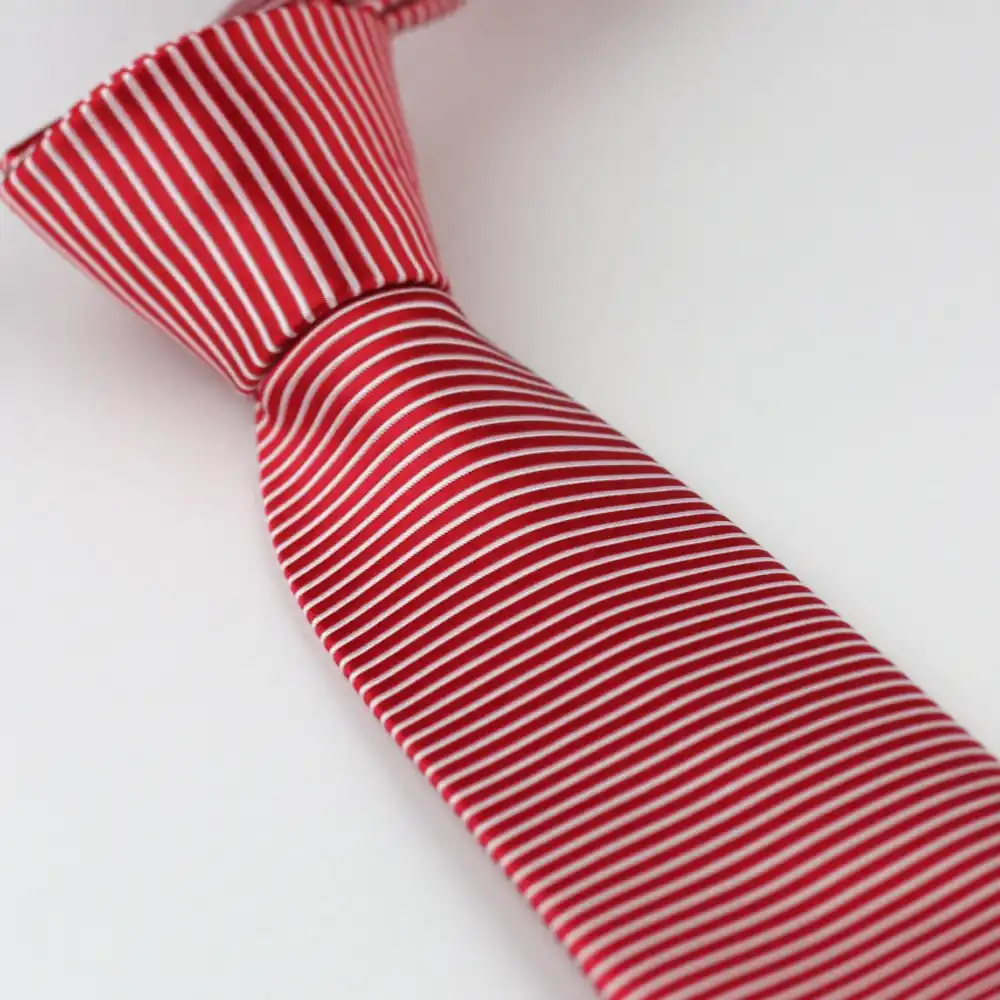 red and white horizontal striped dress