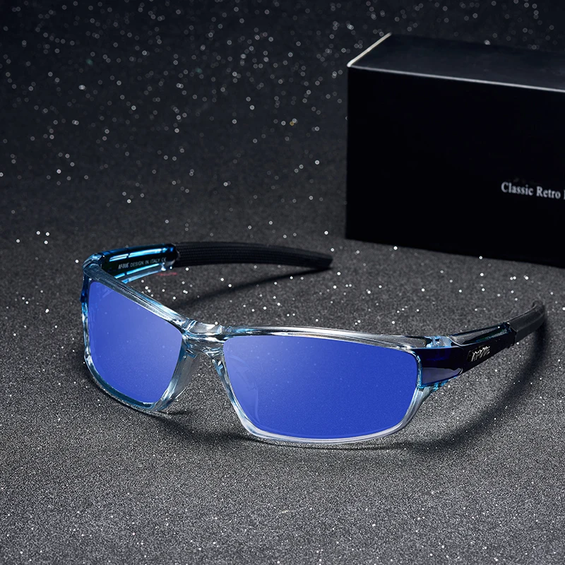 Ywjanp Brand Design Polarized Sunglasses Men Sports Style Fashion black sun glasses Square Goggles Male driving glasses UV400