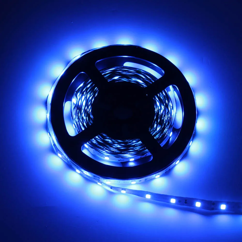 5 м 12В 2835 SMD неводонепроницаемые светодиодные полосы света