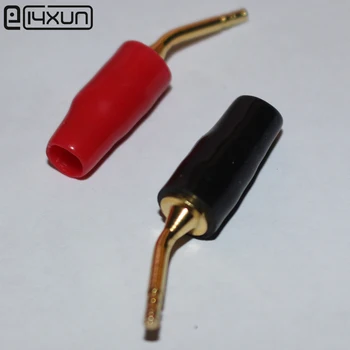 

10pairs red black 2mm banana plug speaker Terminals plug Amp plugs wiring pin plug Hi-fi Adapter copper