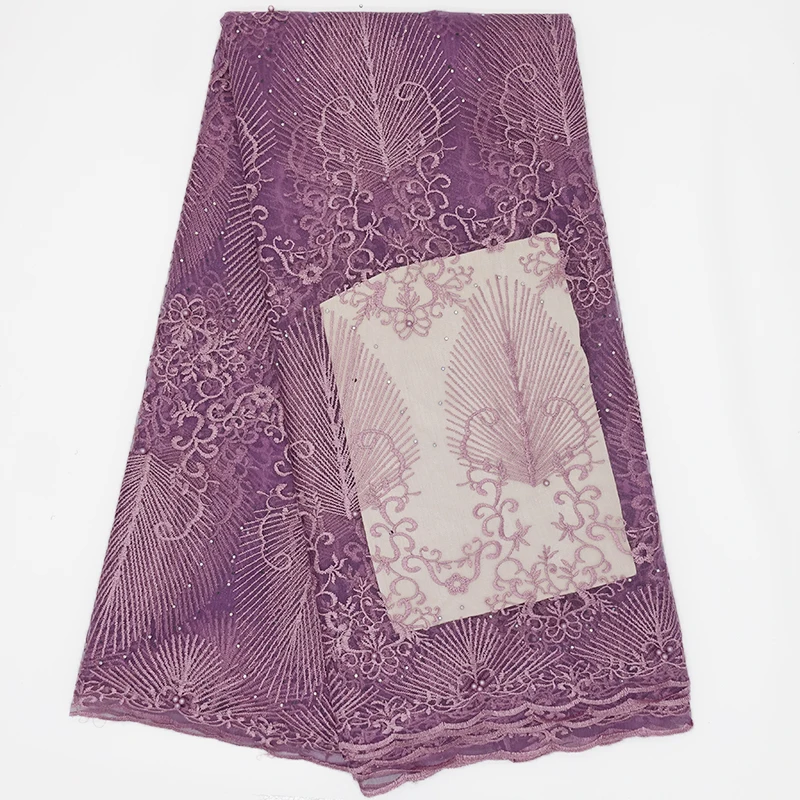 

Hot Sale French Lace Fabric 2019 new Lace Fabric High Quality African Tulle Lace Fabric For Wedding Party Dress